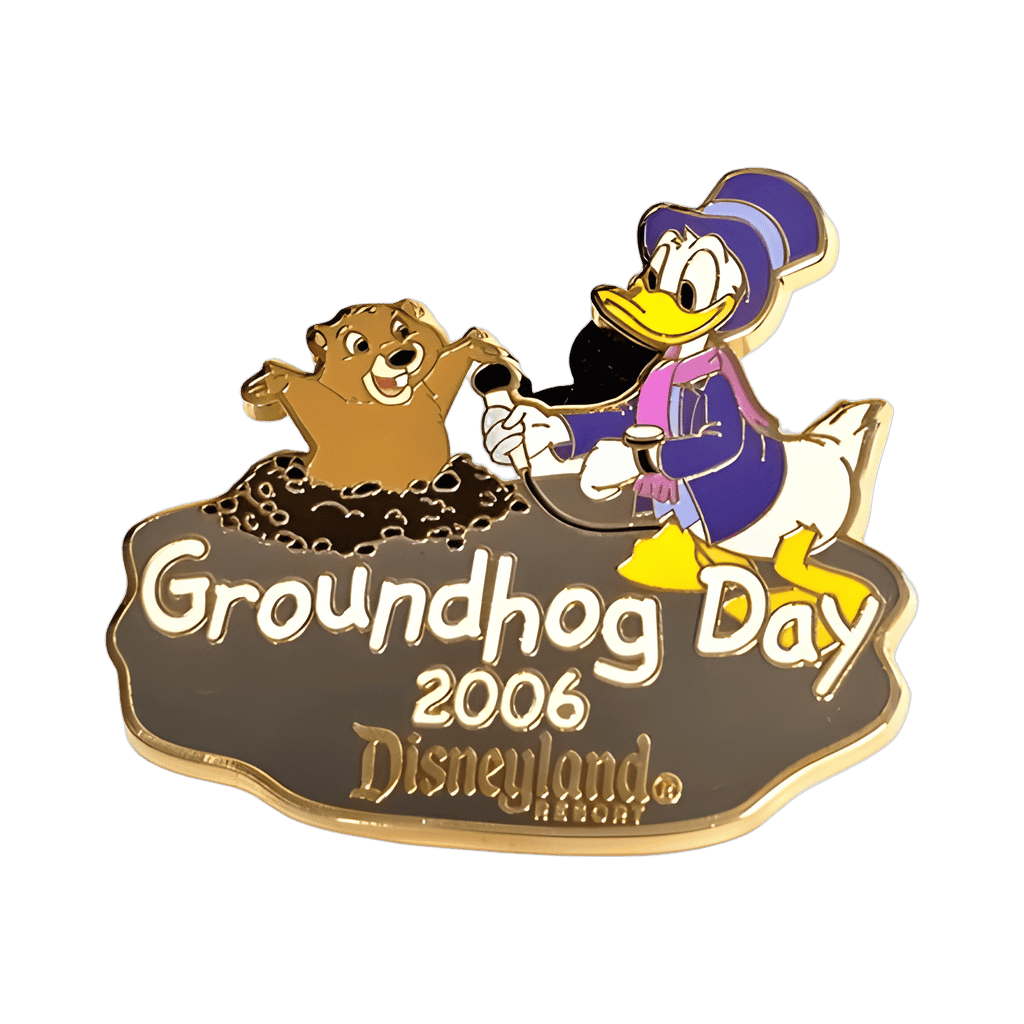 Groundhog Day 2006 - Donald Duck Disney pin