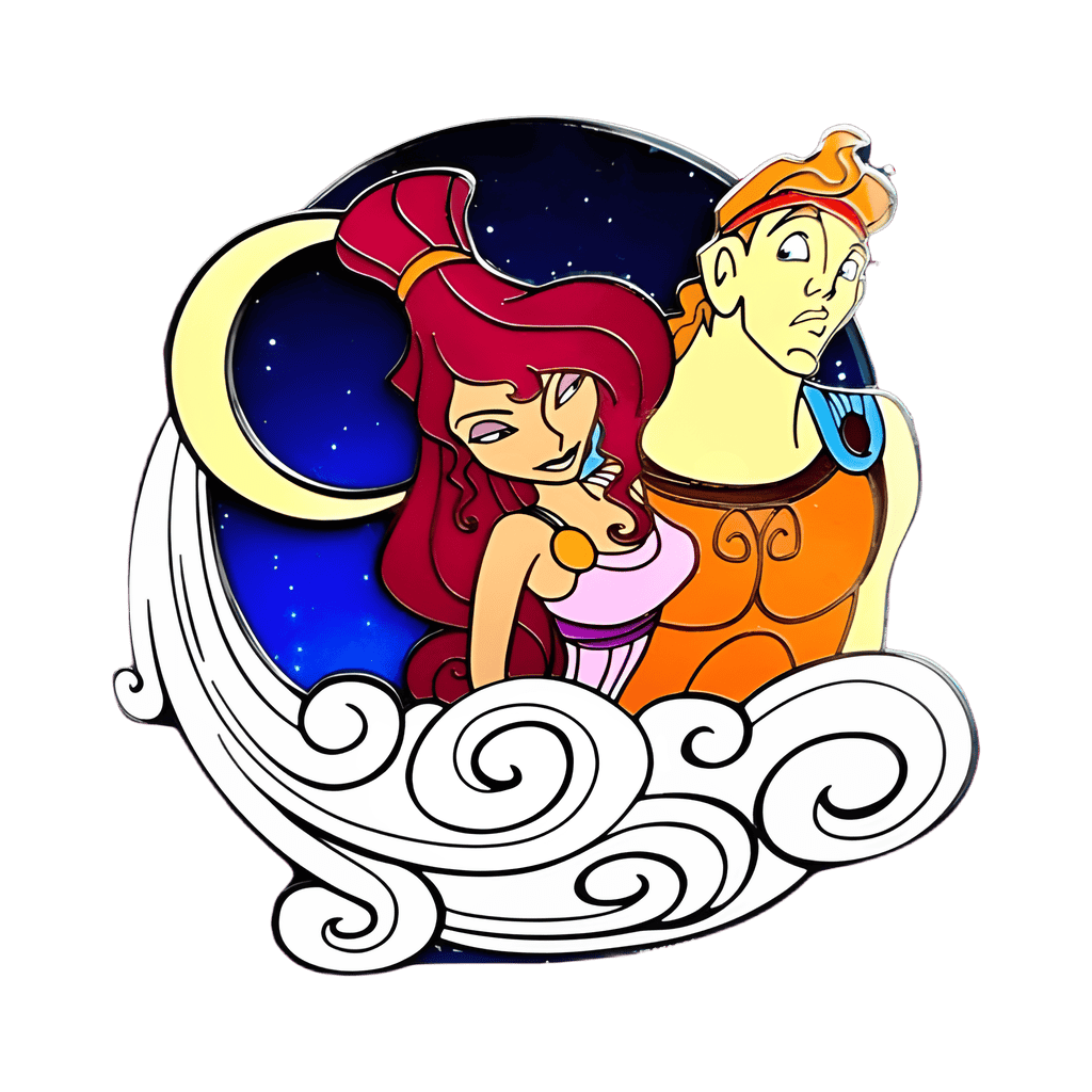 Megara & Hercules Disney pin