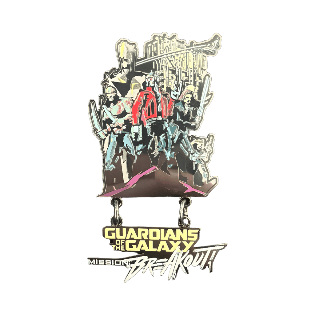 Drax, Groot, StarLord, Gamora, Rocket Disney pin