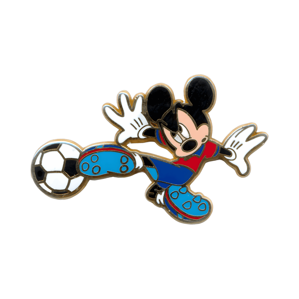 Mickey Playing Soccer Disney pin