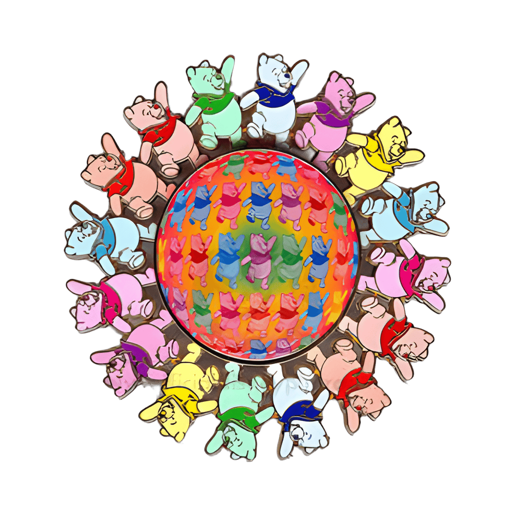 Richard Sznerch - Winnie the Pooh Multicolor Spinner Disney pin