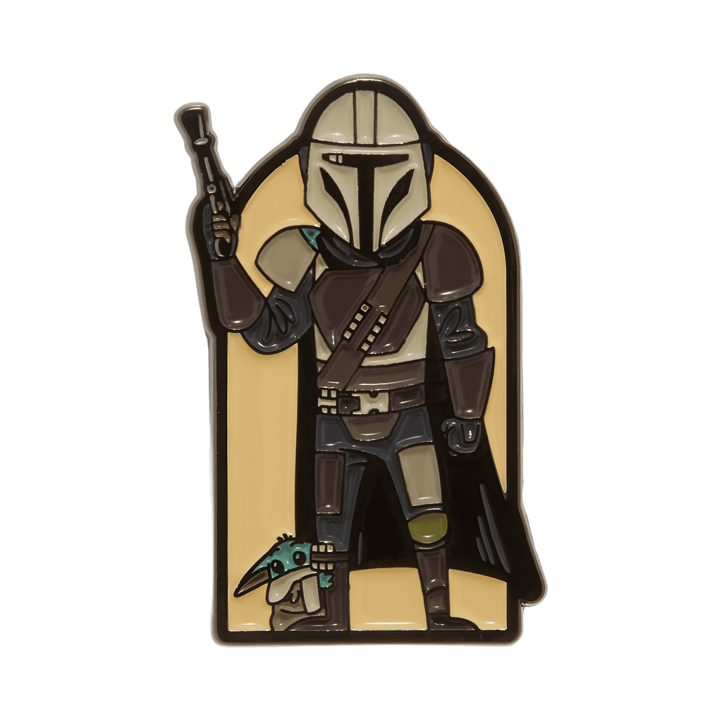 Chibi Mando & Grogu Disney pin
