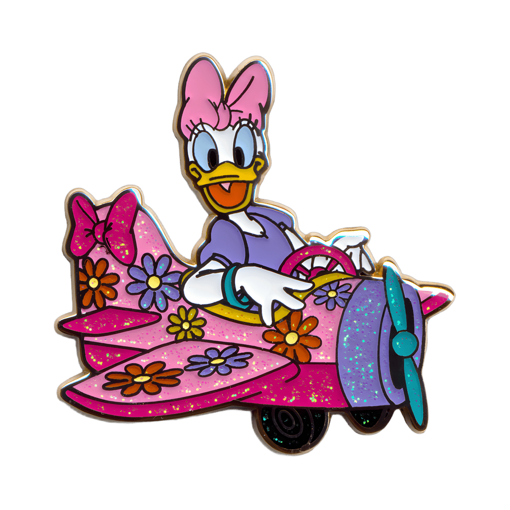 Daisy Duck in a Pink Plane Disney pin
