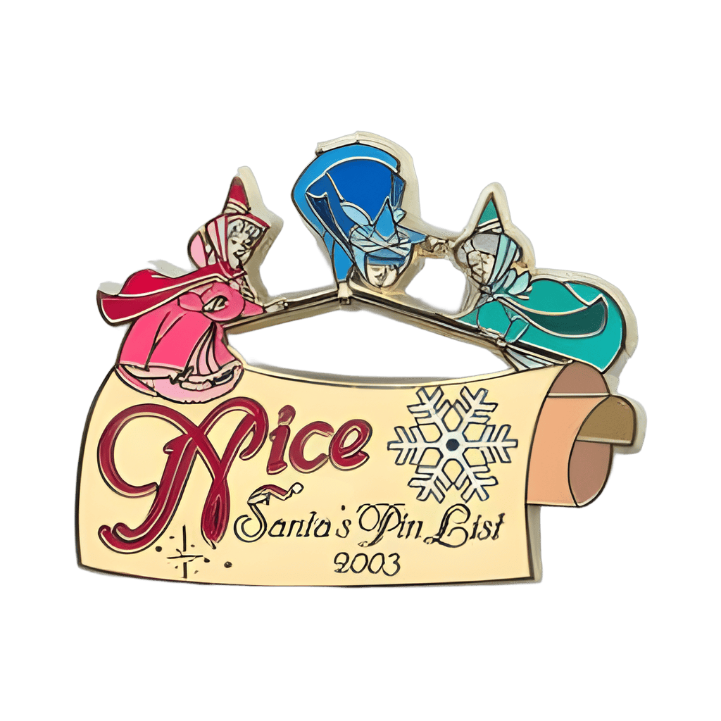 Santa's Pin List Disney pin