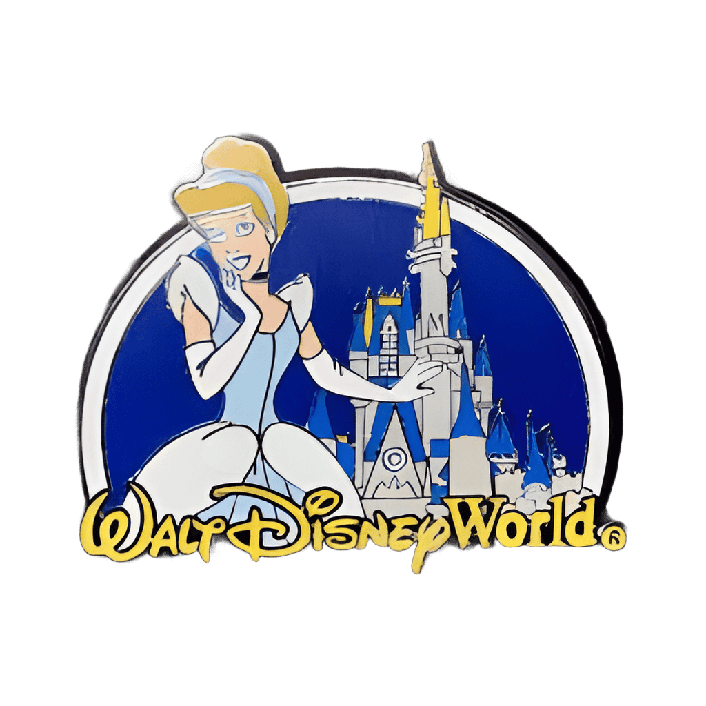 Cinderella Standing Next to the Castle Disney pin
