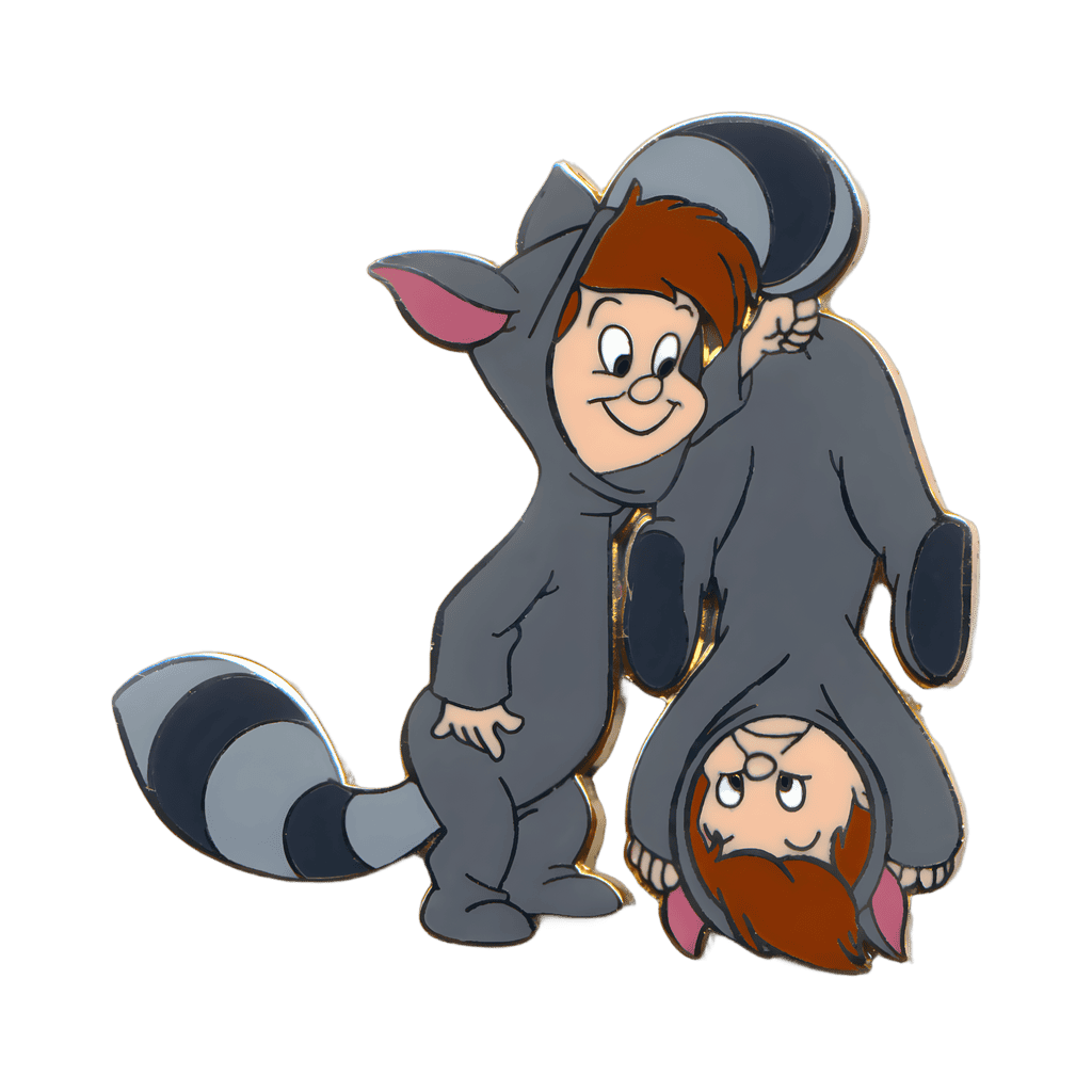 Lost Boy Raccoon Twins Disney pin