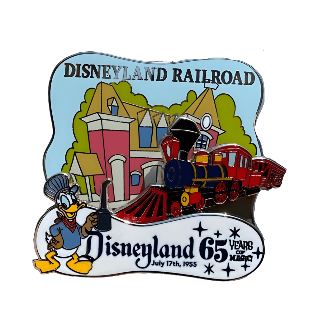 Disneyland Railroad with Donald Disney pin