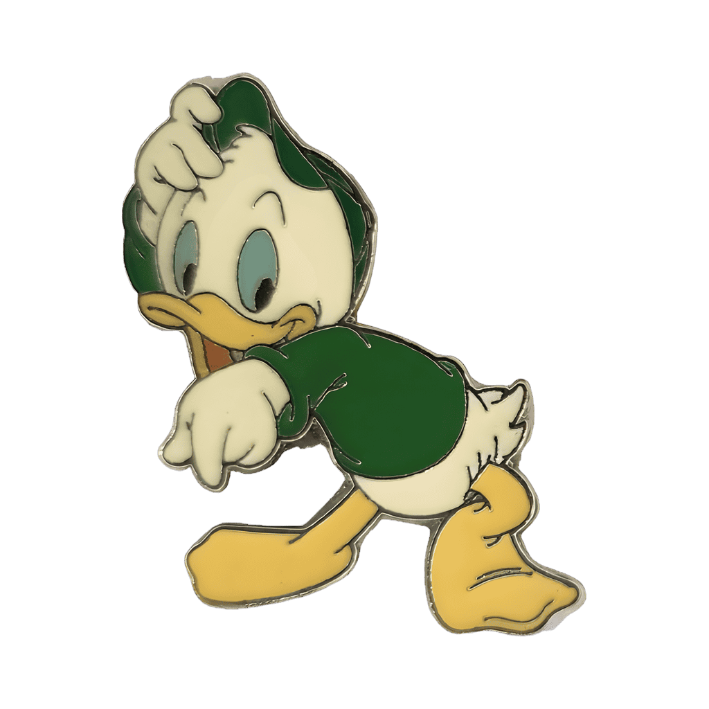 Louie with Hand on Hat Disney pin