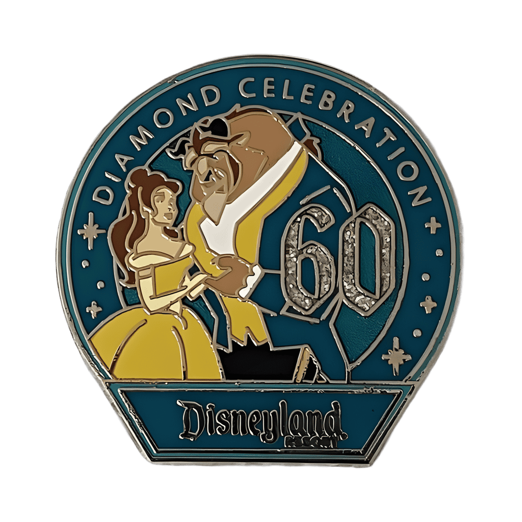 Belle and Beast Disney pin
