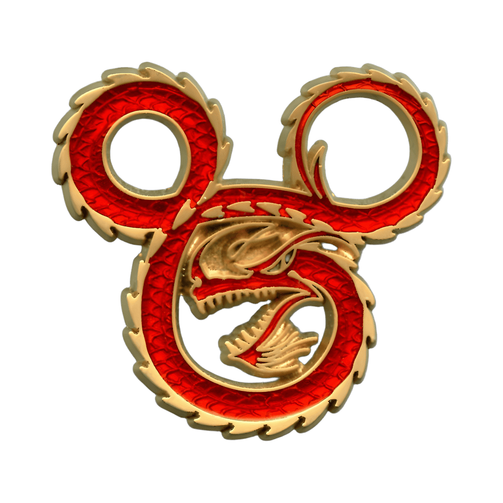 Chinese Red Disney pin