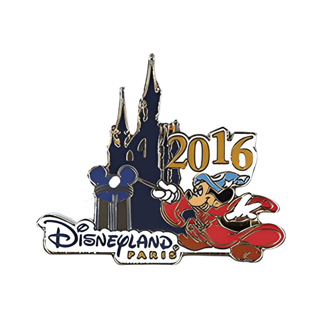 Sorcery Mickey and Park Icons Logo Disney pin