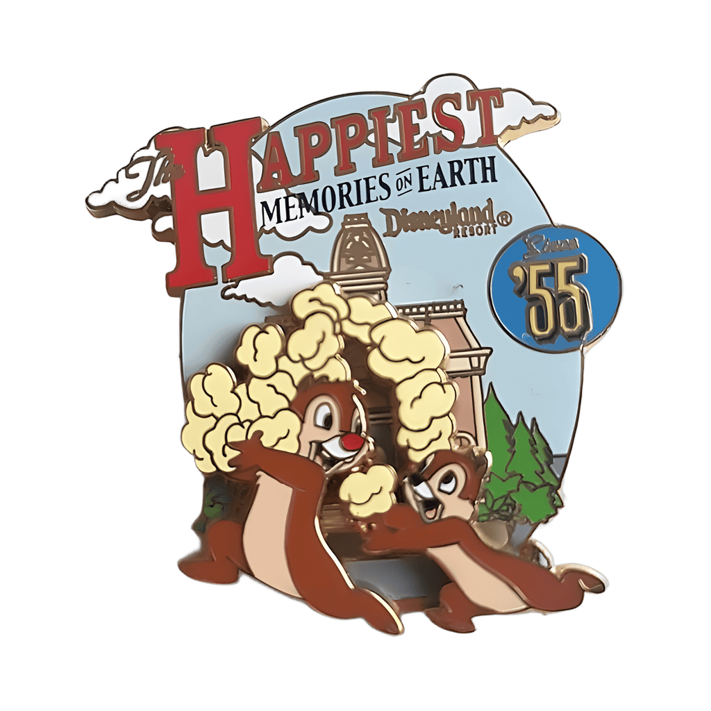 Chip and Dale at City Hall Disney pin