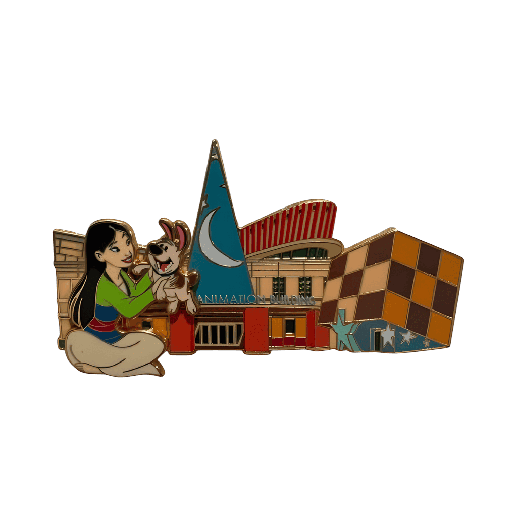 Mulan and Little Brother Disney pin