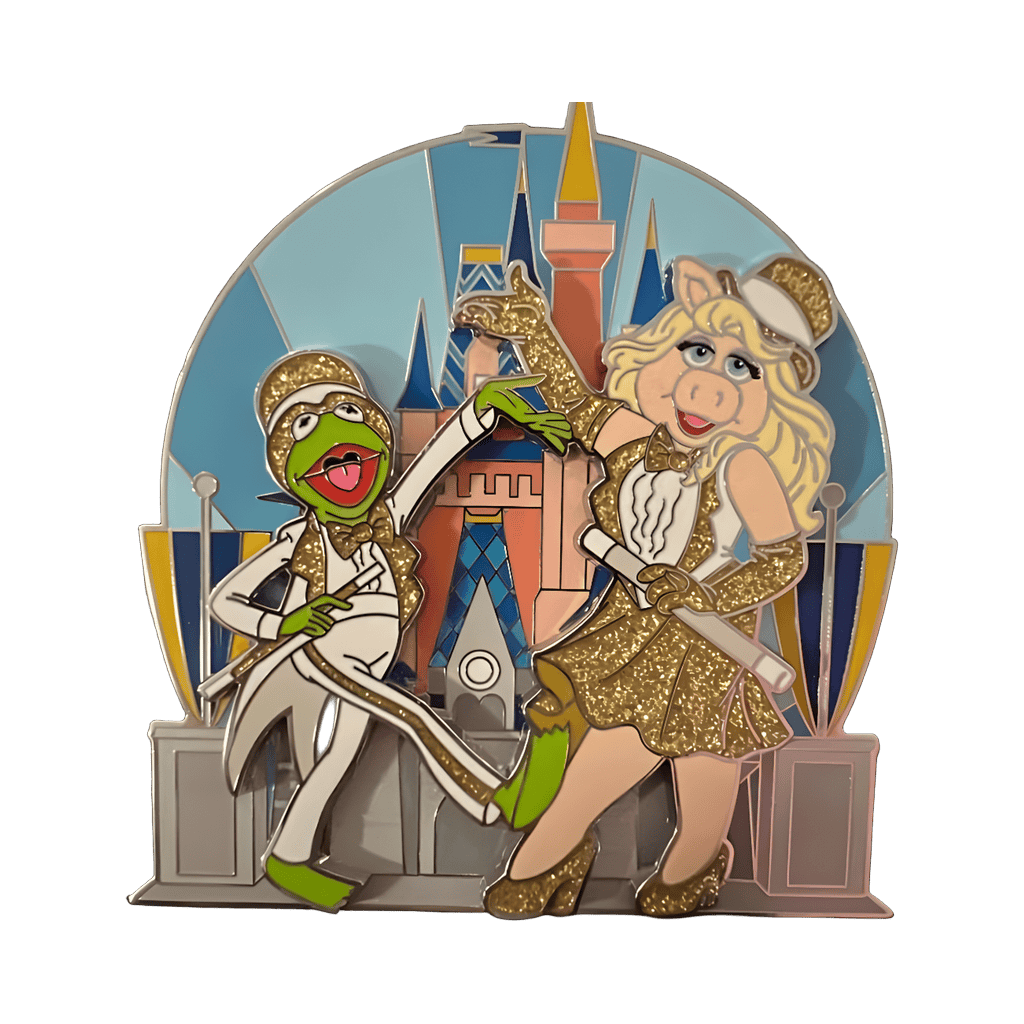 Kermit & Miss Piggy at Cinderella Castle - Mini Jumbo Disney pin