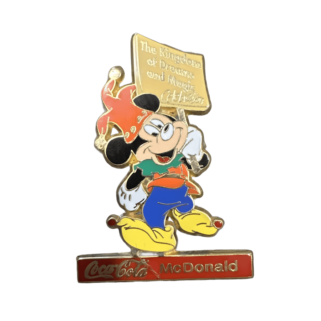 Bootleg - Mickey Jester - Coca-Cola McDonald’s Disney pin