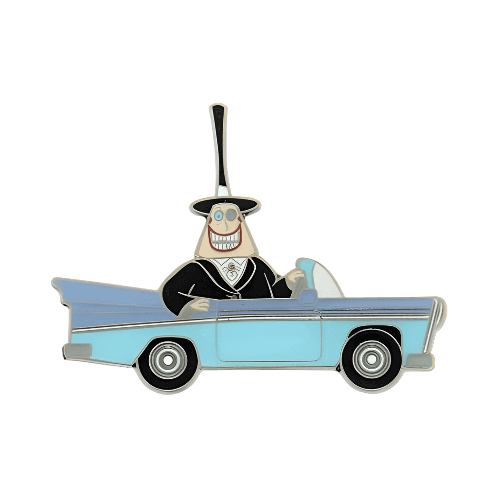 The Mayor in Blue Car Disney pin