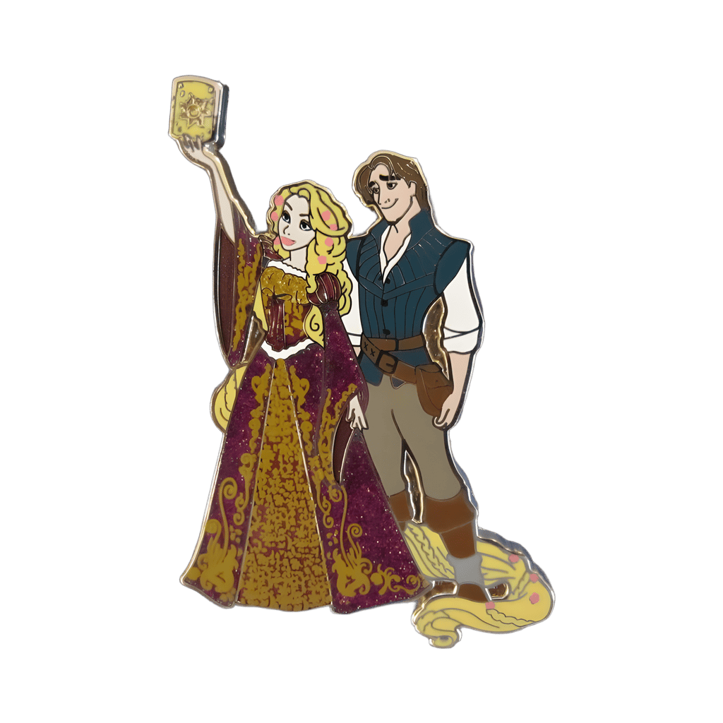 Rapunzel and Flynn Disney pin