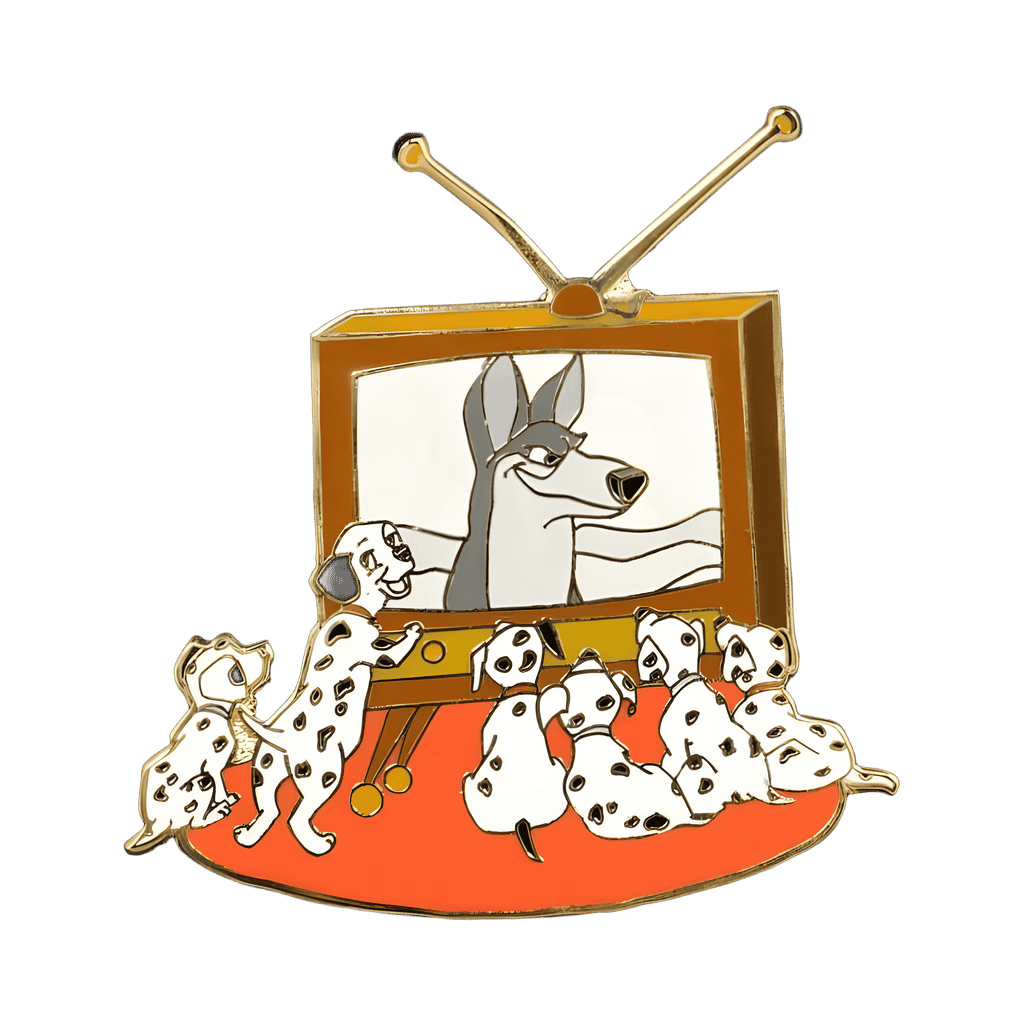 Dalmatians Watching Thunderbolt Disney pin