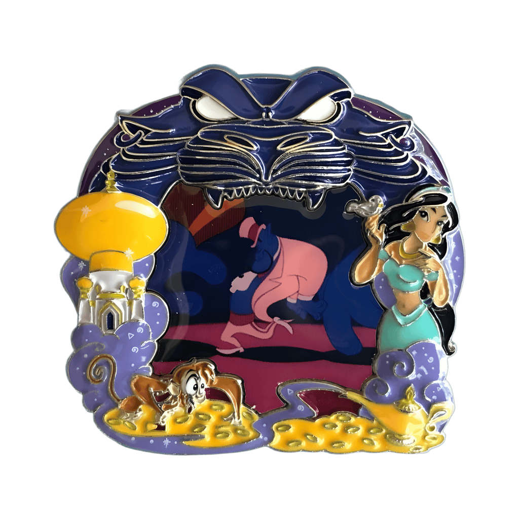 Characters Frame Version #1 - Dancing Genie Disney pin