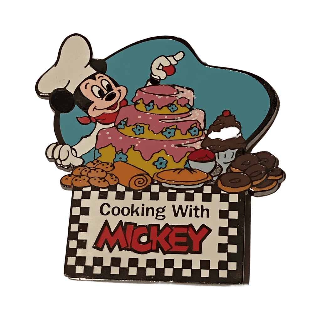 Mickey with Cake and Dessets Disney pin
