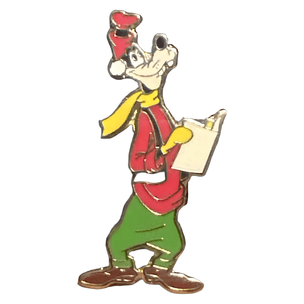 Christmas Caroling Goofy Disney pin
