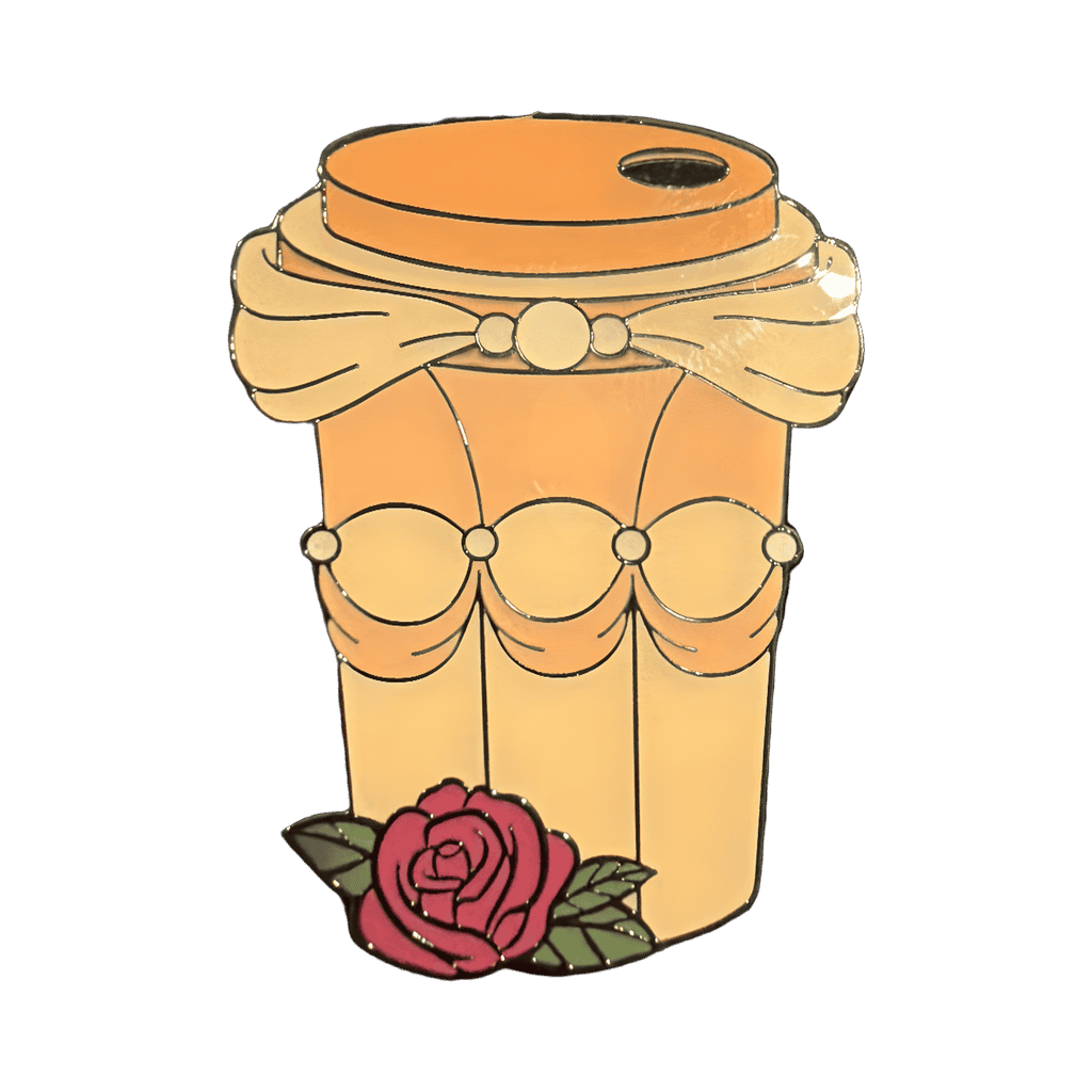 Belle Coffee Cup Disney pin