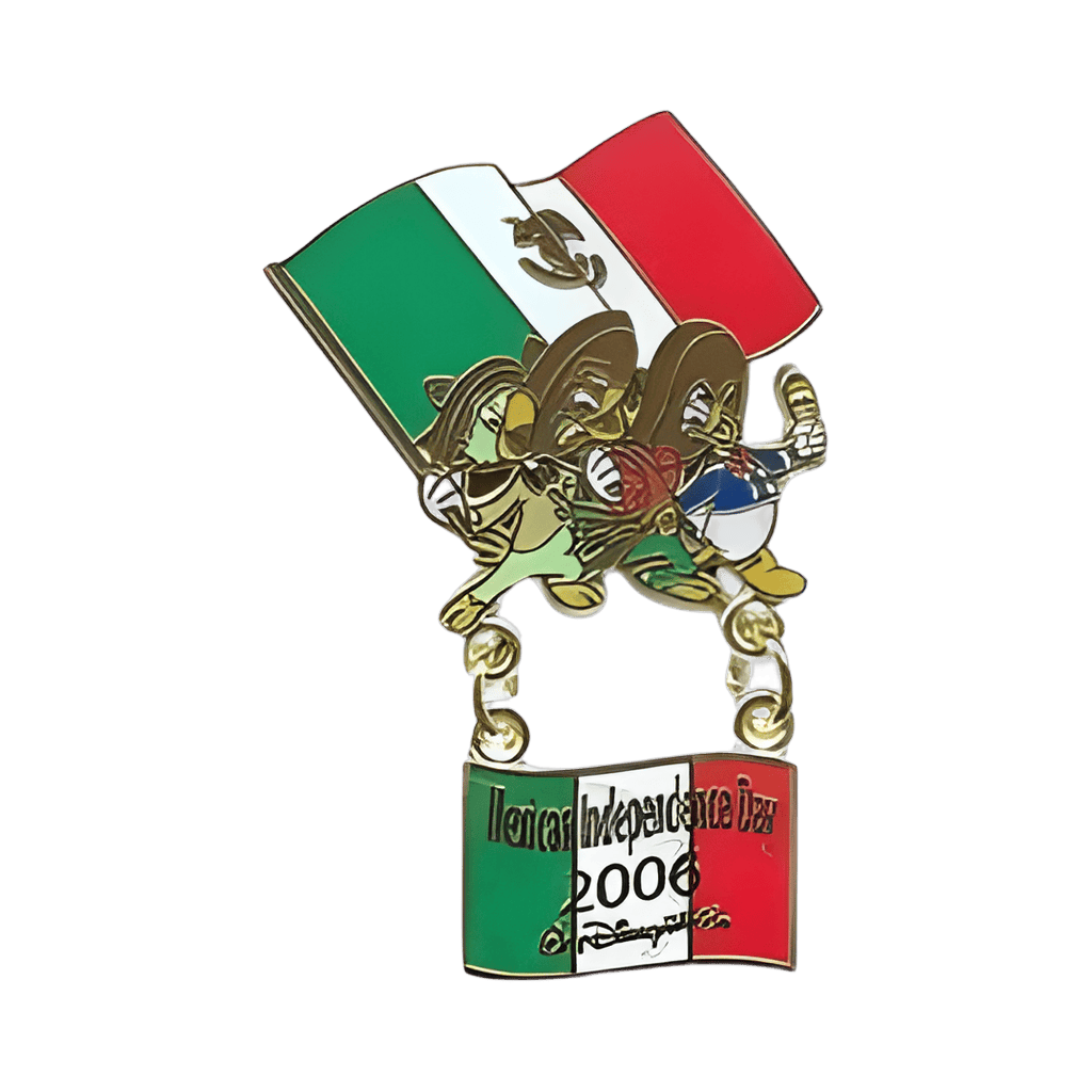 The Three Caballeros with the Mexican Flag Disney pin
