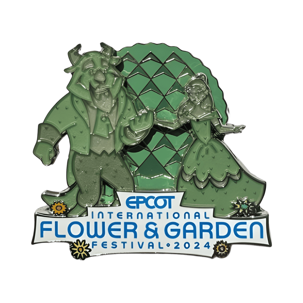 Beauty and the Beast Topiary Disney pin