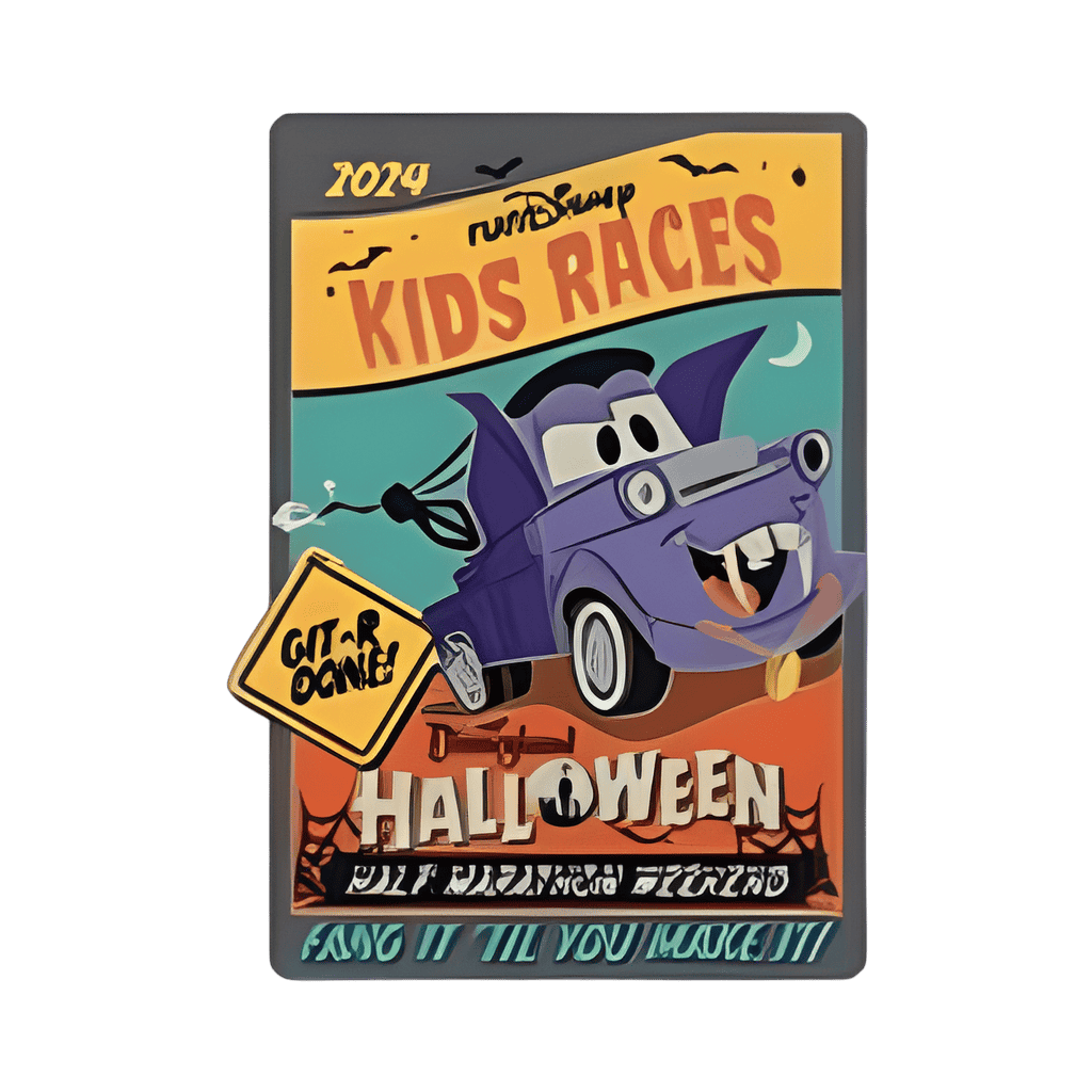 Halloween Half Marathon - Kids Races Logo Disney pin