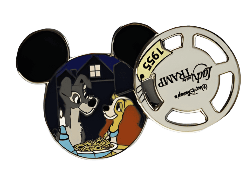Lady and the Tramp Disney pin