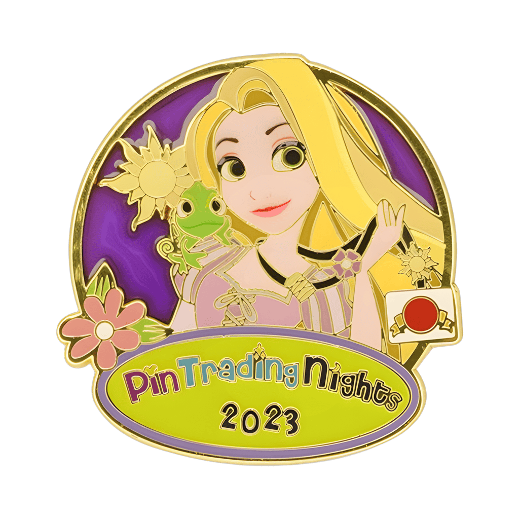Rapunzel and Pascal with Pin Trading Lanyard Disney pin