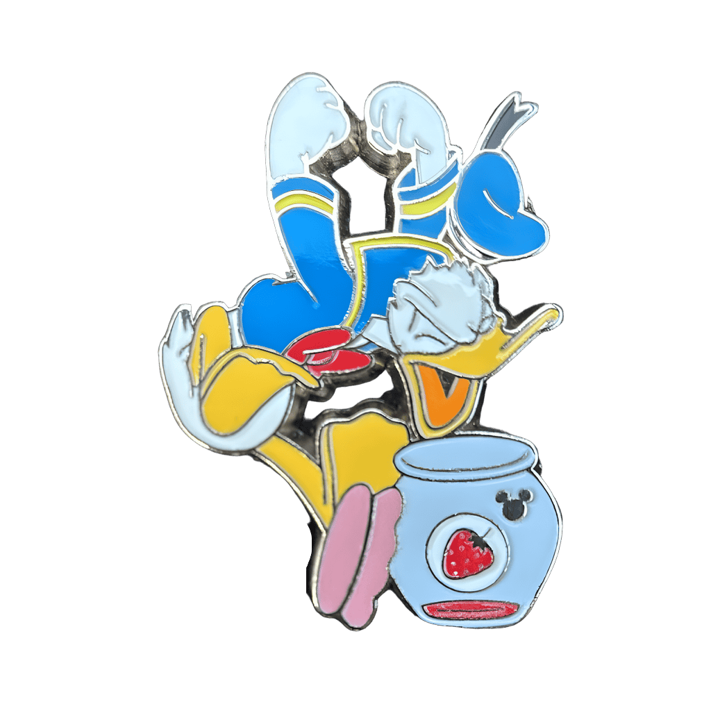 Angry Donald with Empty Jar Disney pin