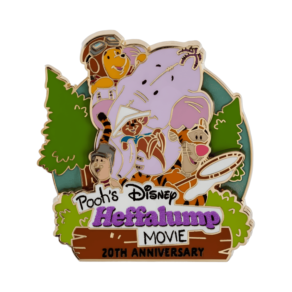 Pooh's Heffalump Movie 20th Anniversary Logo Disney pin