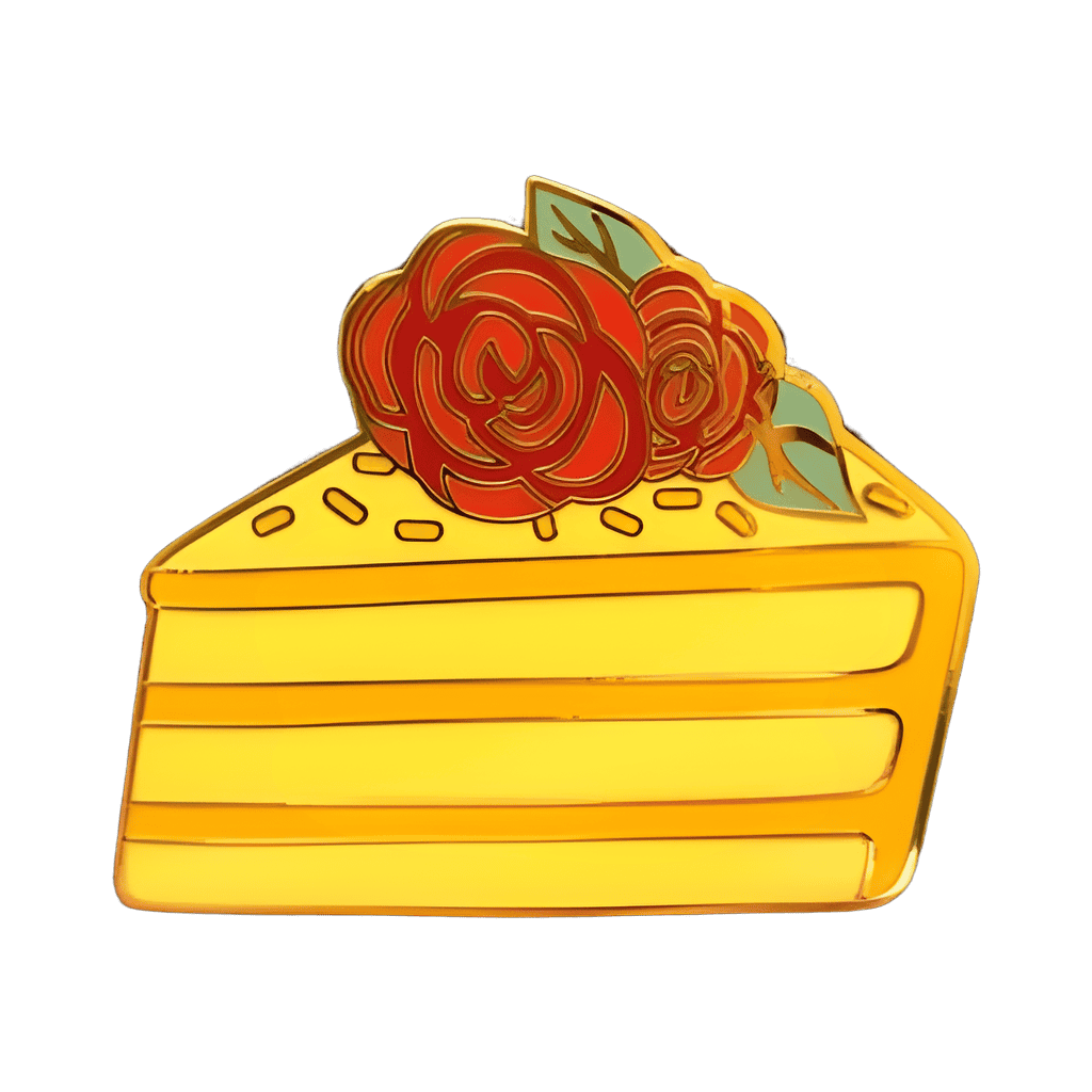 Belle Cake Slice Disney pin