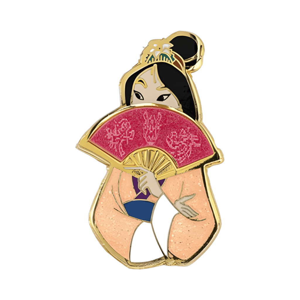 Mulan with Fan CHASER Disney pin