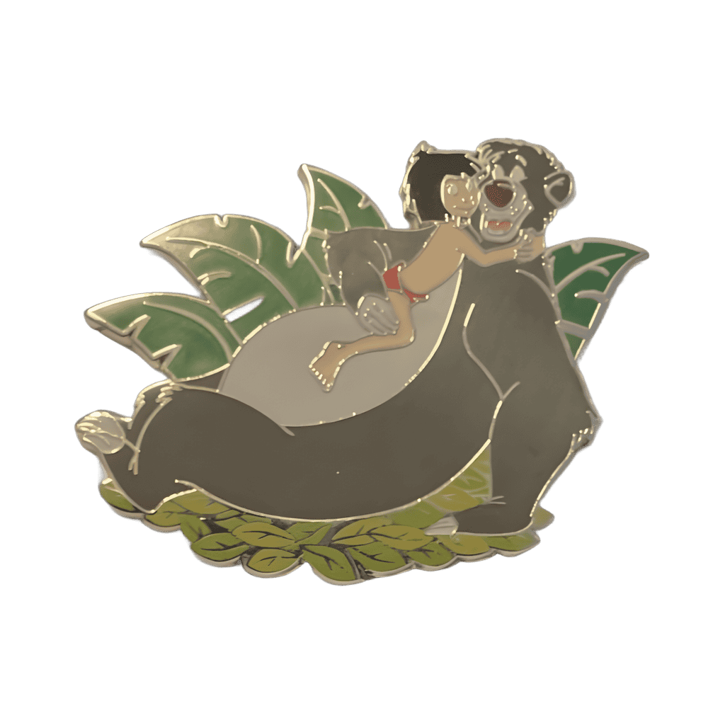 Baloo and Mowgli Disney pin