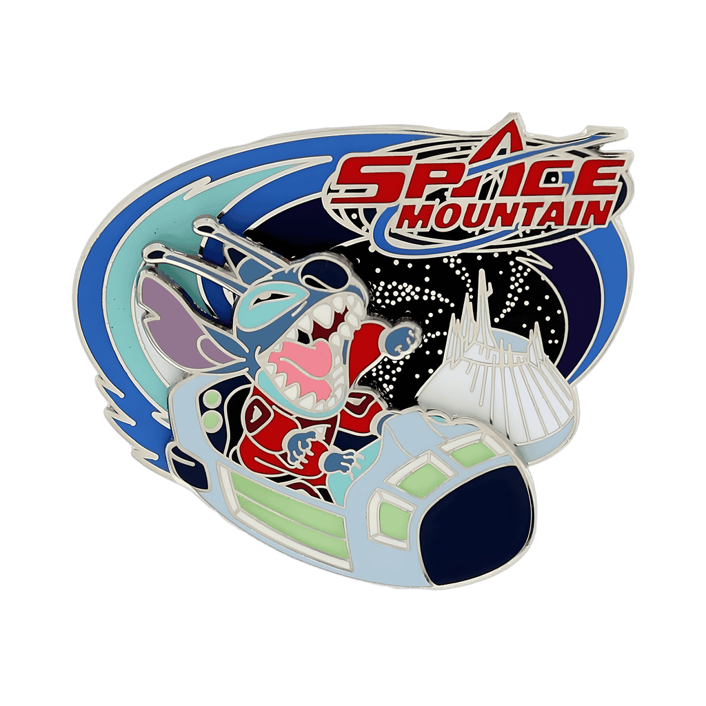 Space mountain Stitch Disney pin