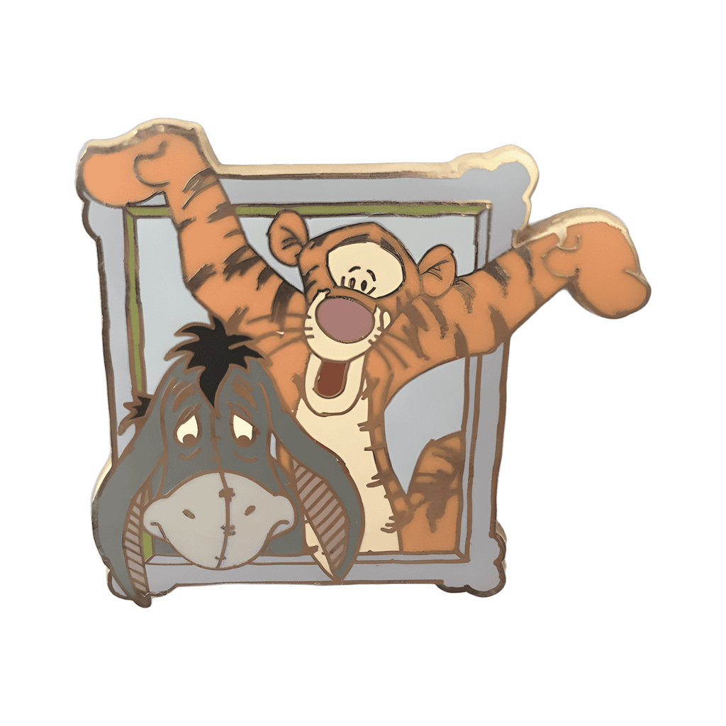 Tigger and Eeyore from Lanyard Set Disney pin