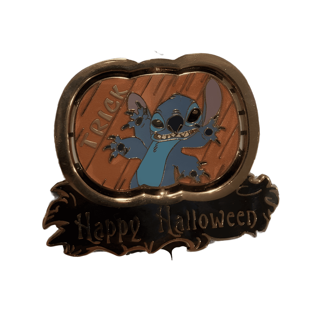Stitch Trick or Treat Spinner Disney pin