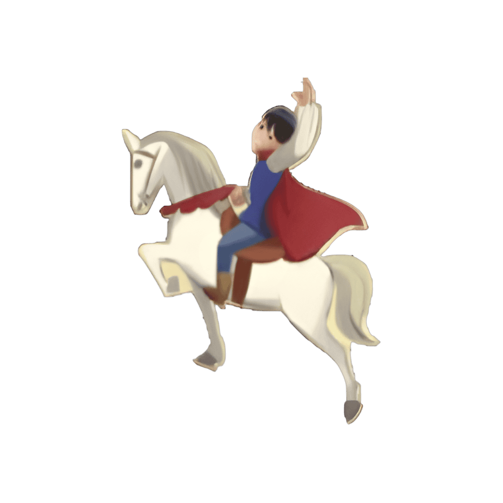 Snow White and the Seven Dwarfs Map Set - The Prince and His Horse Disney pin
