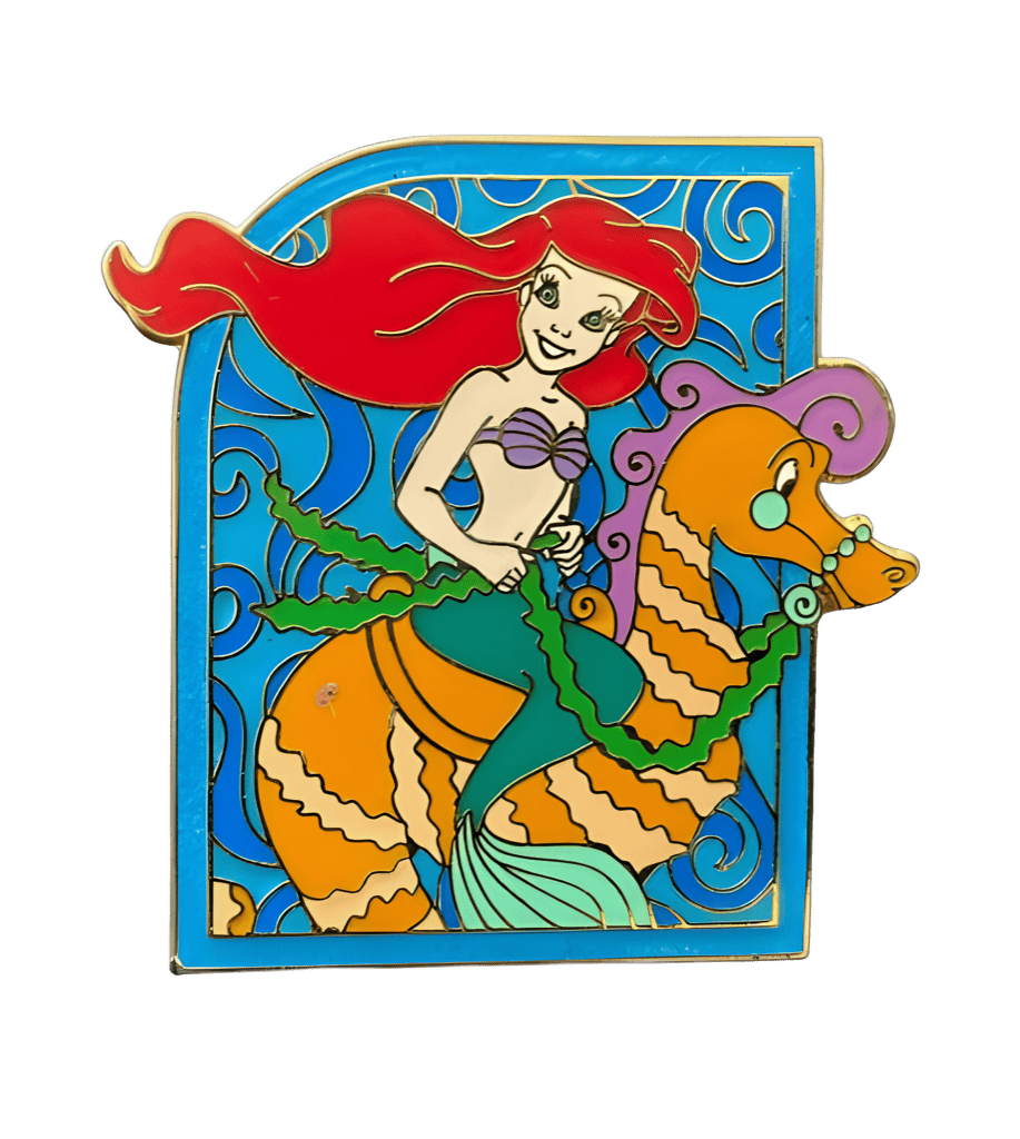 Princesses With Their Horses (Ariel and Seahorse) Disney pin