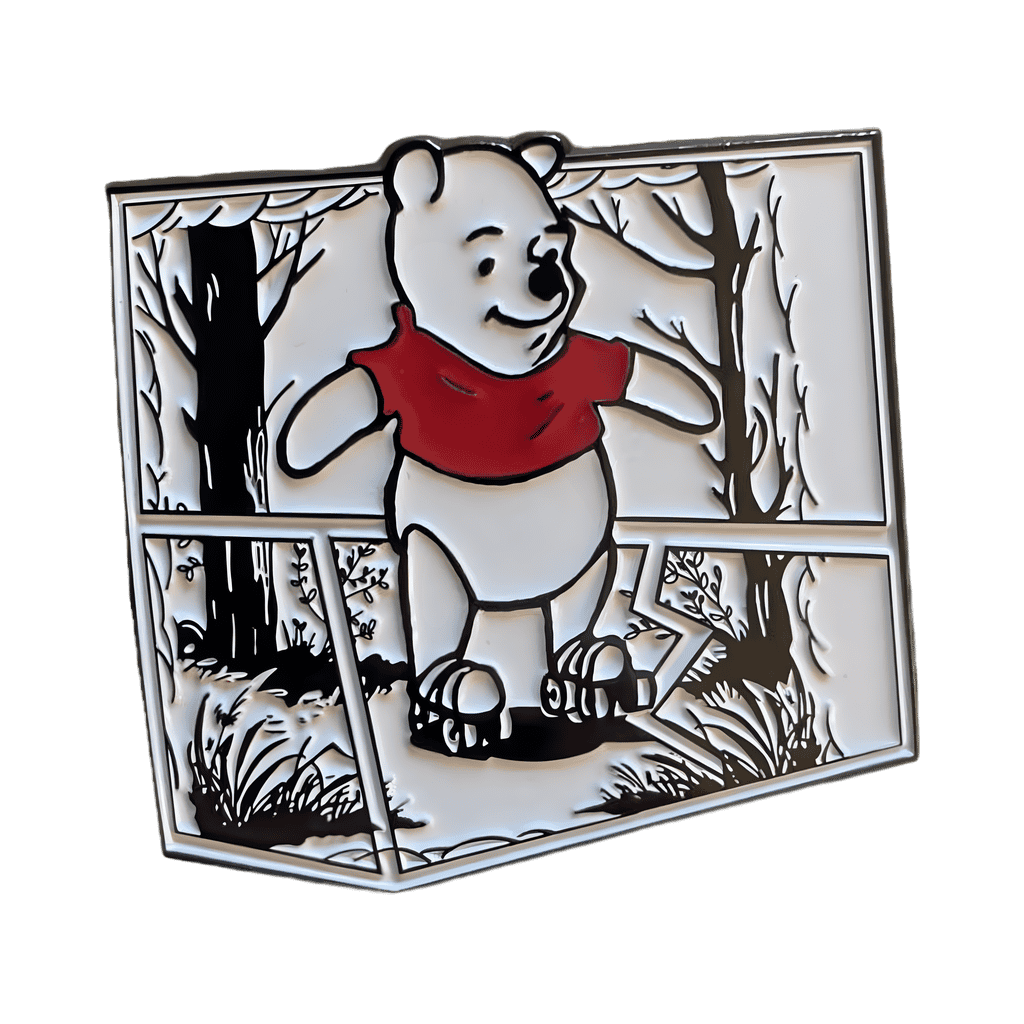 Pooh Skating Disney pin