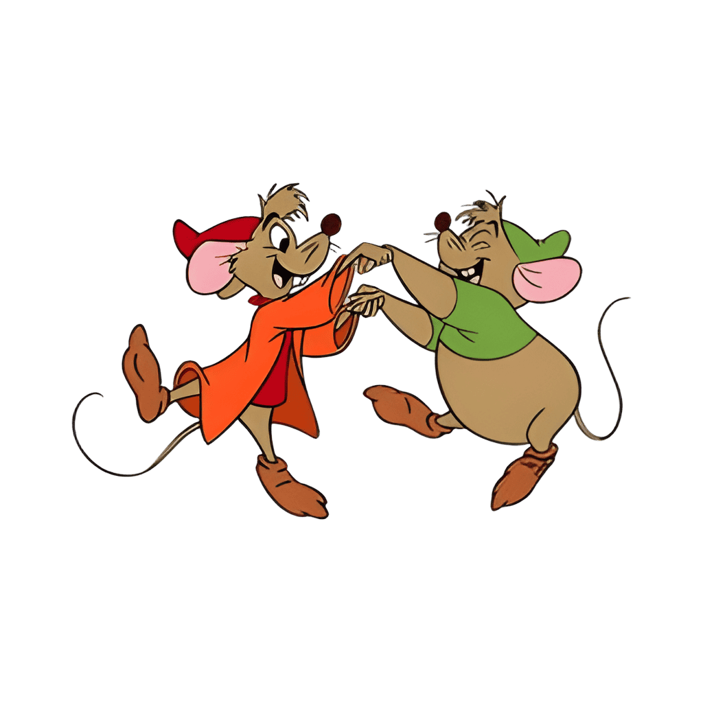 Gus and Jaq Dancing Disney pin