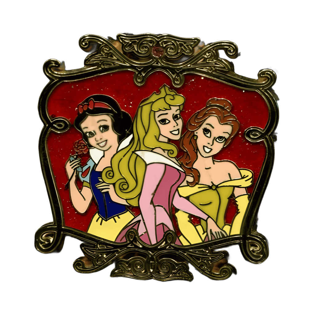 Snow White, Aurora, Belle Disney pin
