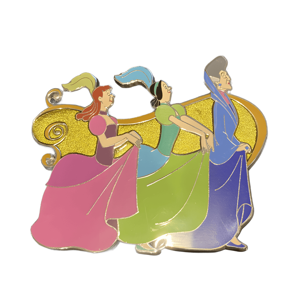 Anastasia, Drizella and Lady Tremaine Disney pin
