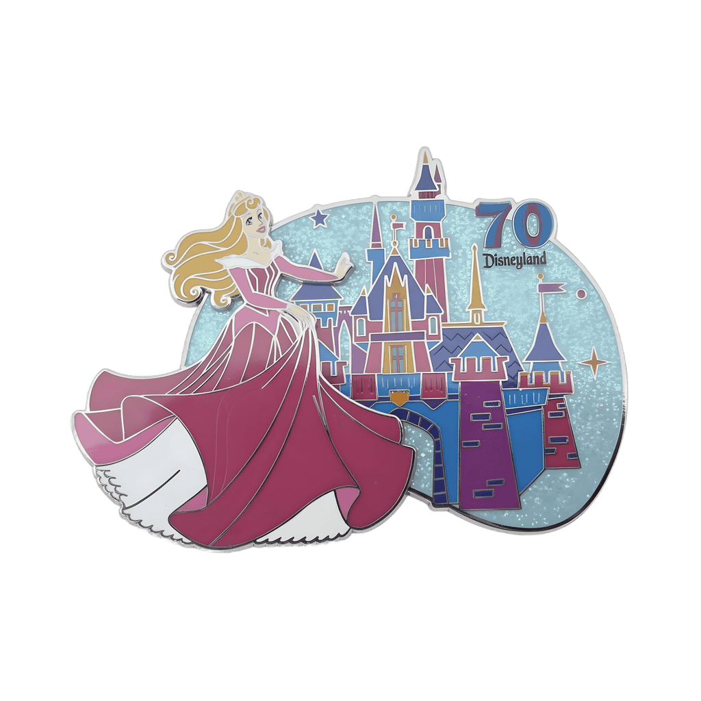 Aurora with Disneyland Castle Disney pin
