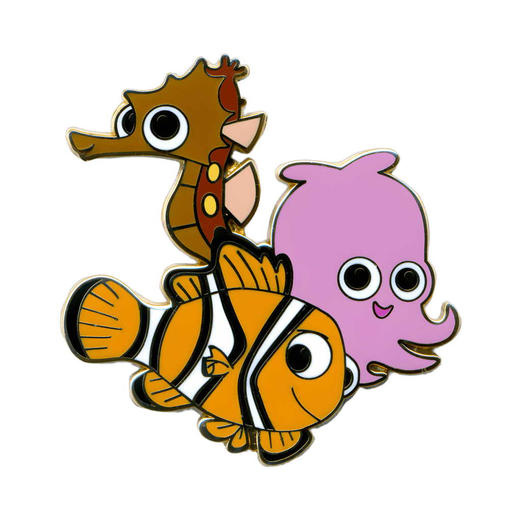 Nemo, Pearl & Sheldon Disney pin