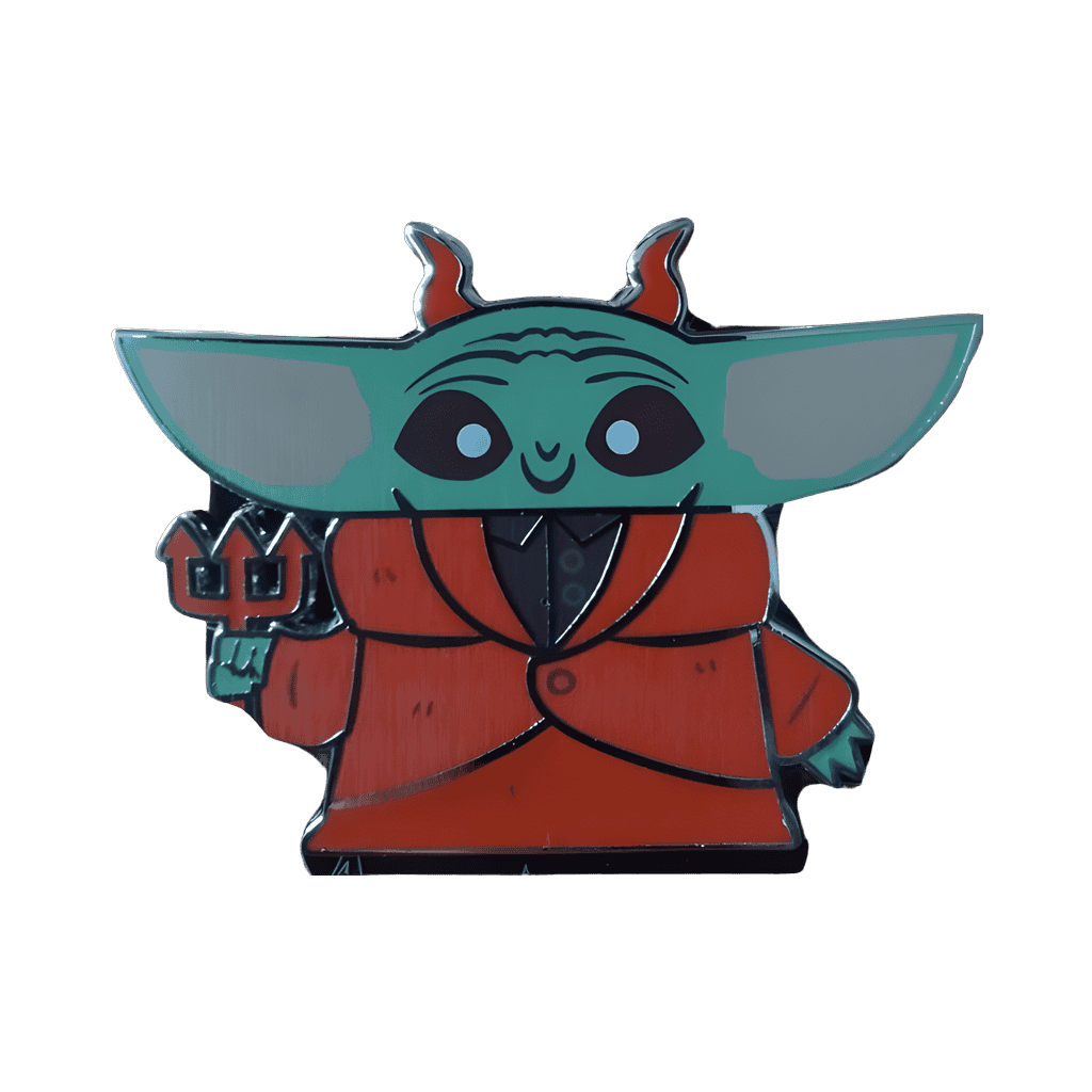 Grogu Star Wars Mandalorian Happy Halloween costume pin Disney pin