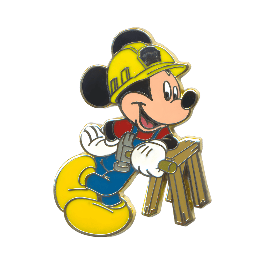 Mickey Mouse as Construction Worker Disney pin