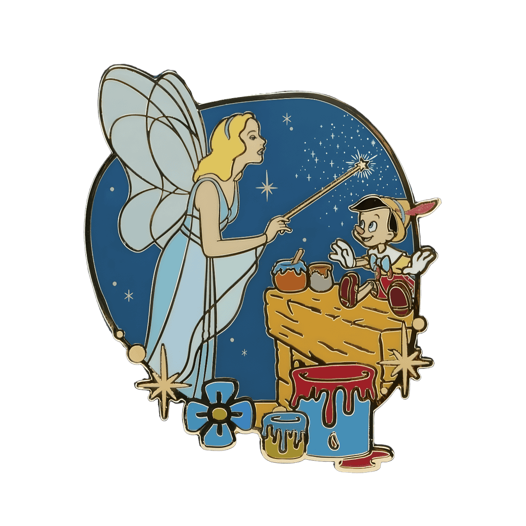 Pinocchio and the Blue Fairy Disney pin